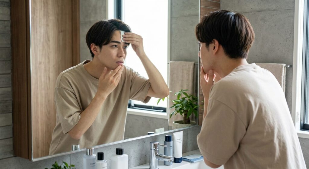 顔のテカリを防ぐには？美容皮膚科医が伝える、男性の皮脂対策「抑え込まず、整える」アプローチ